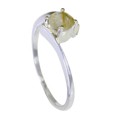 Sakura Feminine Golden Solitaire Ring