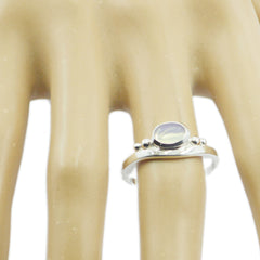 Zazlle Graceful Gemstone Ring - Elegant Silver Design