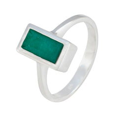 Josephine Sophisticated Green Solitaire Ring
