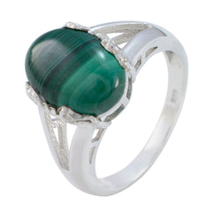 Noelia Green Solitaire Ring for Women with Gemstone