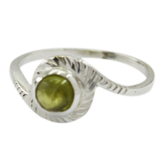 Clara Fairytale Green Solitaire Ring Peridot Green