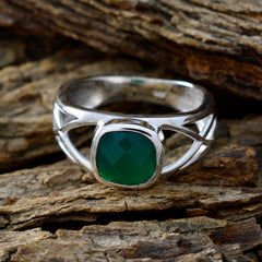 Sophia Artisan Green Solitaire Ring