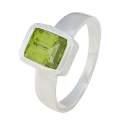 Aisha Sophisticated Green Solitaire Ring