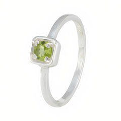 Haruka Abstract Green Solitaire Ring