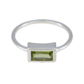 Natcha Fairytale Green Solitaire Ring Peridot Green