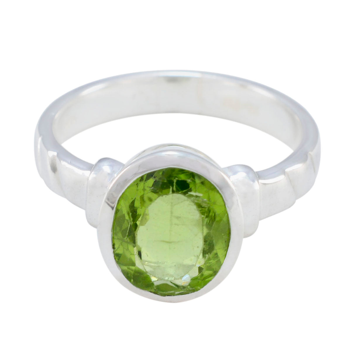 Alice Fairytale Green Solitaire Ring Peridot Green