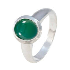 Lorena Glamorous Green Solitaire Ring