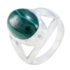 Audrey Contemporary Green Solitaire Ring