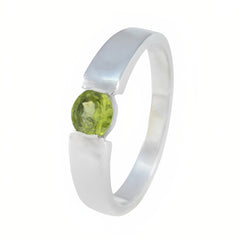 Maria Abstract Green Solitaire Ring