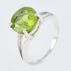 Camilla Fairytale Green Solitaire Ring