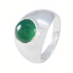 Alina Feminine Green Solitaire Ring