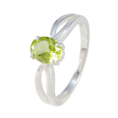 Julia Sophisticated Green Solitaire Ring