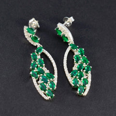 Kristine Green Stud Earrings India for Stunning Style
