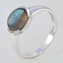 Li Lee Grey Gemstone Ring in Sterling Silver