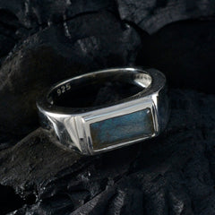 Julia Grey Solitaire Ring for Women in Sterling Silver