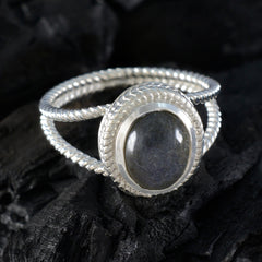 Isadora Rope-Wire Grey Solitaire Ring