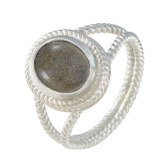 Isadora Rope-Wire Grey Solitaire Ring