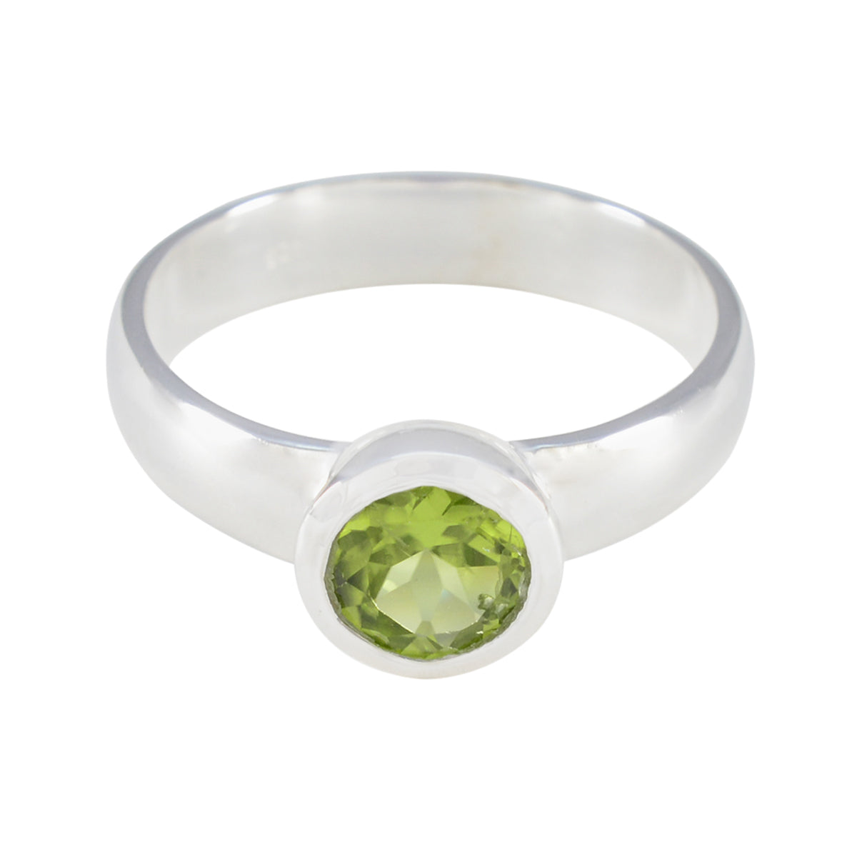 Hanna Fairytale Green Solitaire Ring Peridot Green