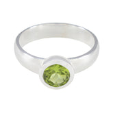 Hanna Fairytale Green Solitaire Ring Peridot Green