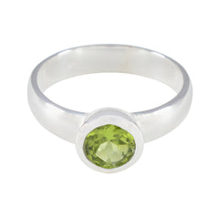 Hanna Fairytale Green Solitaire Ring Peridot Green