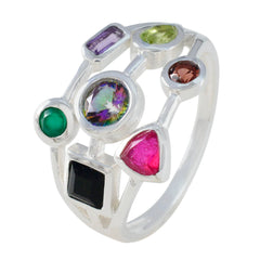 Zazlle Hepta Gemstone Ring for Everyday Glam