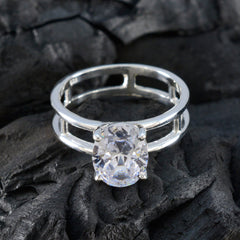 Ananya Heritage White Solitaire Ring