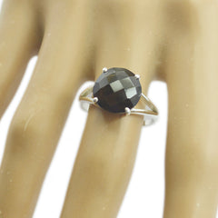 Hye-jin Feminine Brown Solitaire Ring