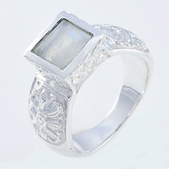 Savannah Art Deco White Solitaire Ring