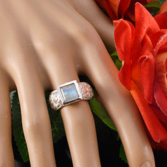 Savannah Art Deco White Solitaire Ring