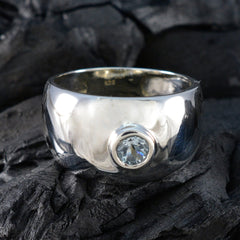 Sara Sophisticated Blue Solitaire Ring