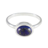 Hana Contemporary Blue Solitaire Ring Lapis Lazuli Blue