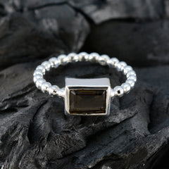 Kennedy Romantic Brown Solitaire Ring