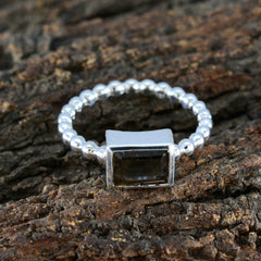 Kennedy Romantic Brown Solitaire Ring