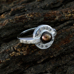 Kristine Contemporary White Halo Ring