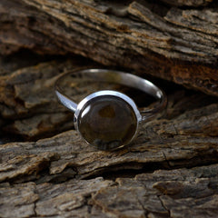 Amelia Glamorous Brown Solitaire Ring