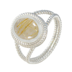 Giulia Rope-Wire Golden Solitaire Ring
