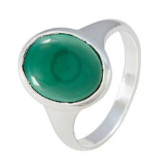 Natalia Contemporary Green Solitaire Ring