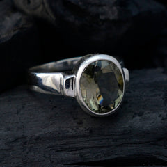 Meera Fairytale Light Green Solitaire Ring