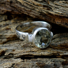 Meera Fairytale Light Green Solitaire Ring