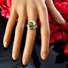 Micaela Luxurious Green Solitaire Ring