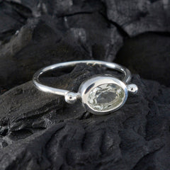 Ying Modern Light Green Solitaire Ring