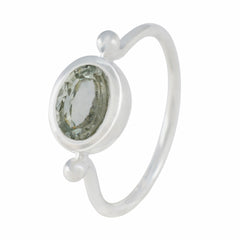 Ying Modern Light Green Solitaire Ring