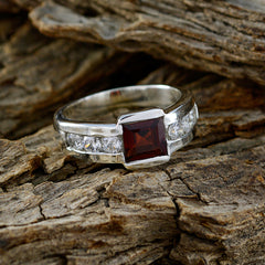 Isabella Multicolor Gemstone Halo Ring with Silver Band