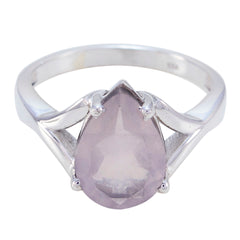 Valentina Promise Pink Solitaire Ring Rose Quartz Pink