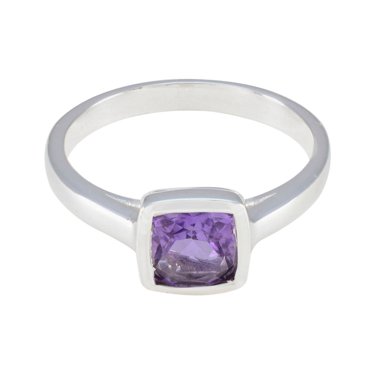 Siti Romantic Purple Solitaire Ring Amethyst Purple