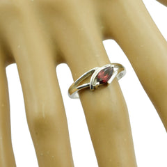Aurora Red Solitaire Ring for Women with Elegant Gemstone