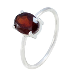 Li Lee Sophisticated Red Solitaire Ring
