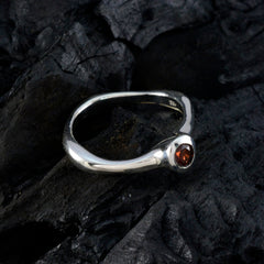 Hanna Sophisticated Red Solitaire Ring