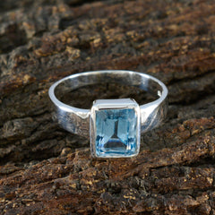 Savannah Cultural Blue Solitaire Ring