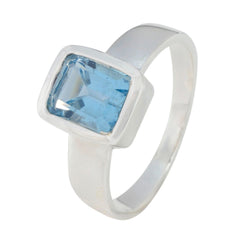 Savannah Cultural Blue Solitaire Ring